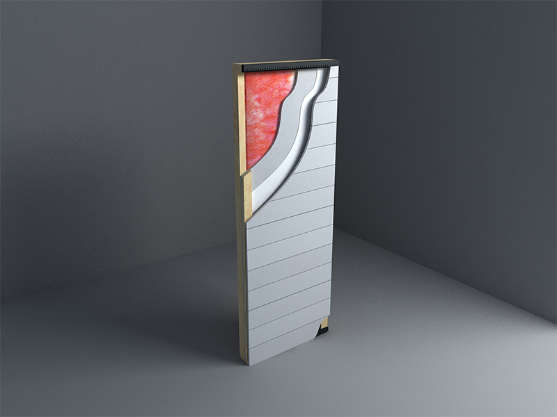 SPF-Wandmaterial für Außenwände